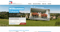 Desktop Screenshot of gewo-freital.de